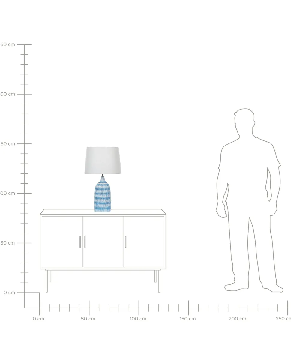 Beliani Poytavalaisin Keraaminen Sininen Georgina Discount