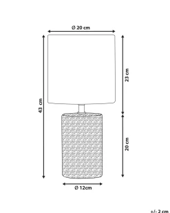 Beliani Poytavalaisin Keraaminen Harmaa Ider Flash Sale