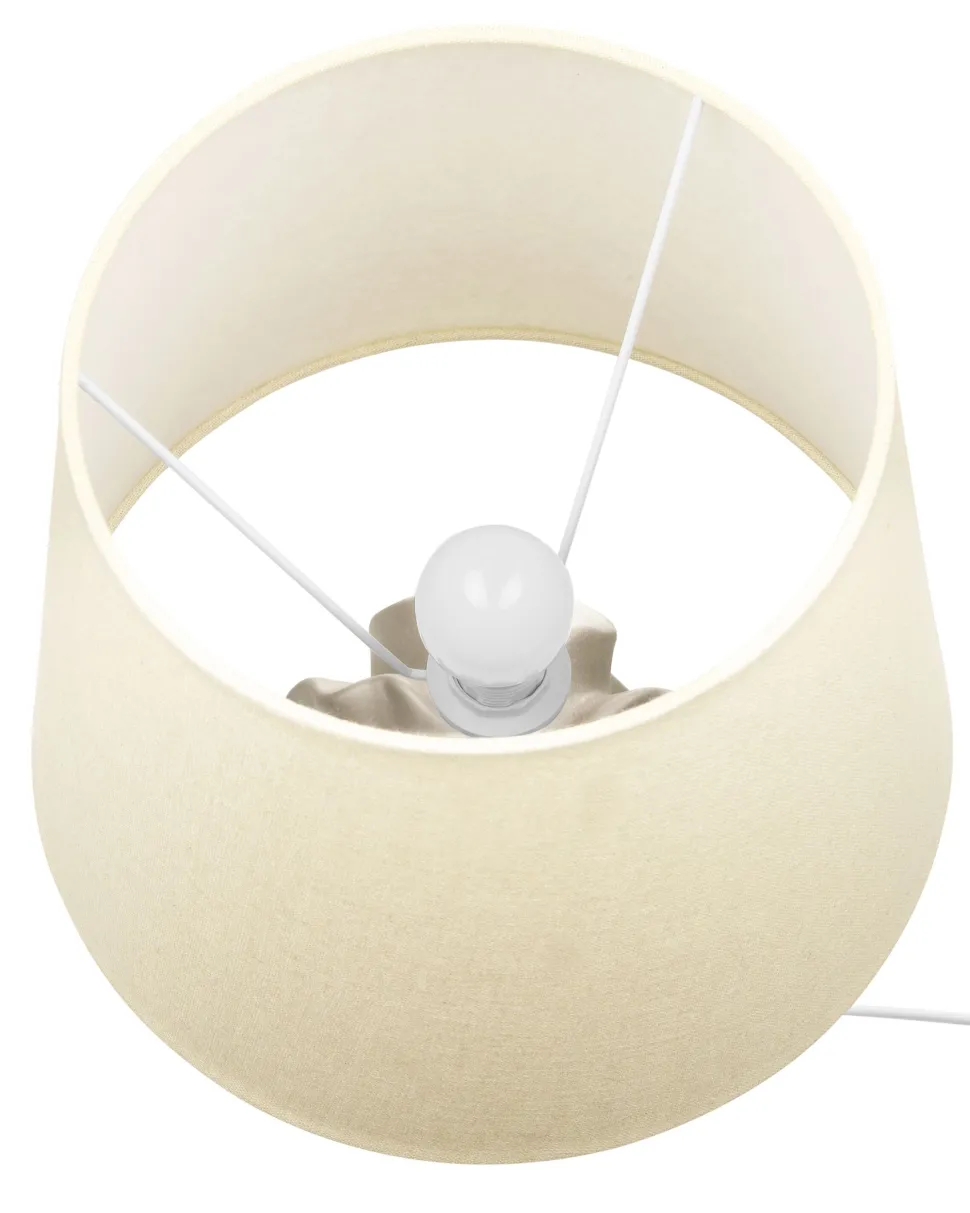 Beliani Poytavalaisin Keraaminen Valkoinen/Kulta Allika Shop