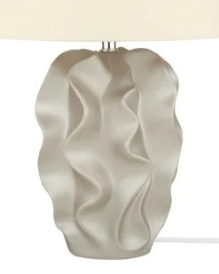 Beliani Poytavalaisin Keraaminen Valkoinen/Kulta Allika Shop