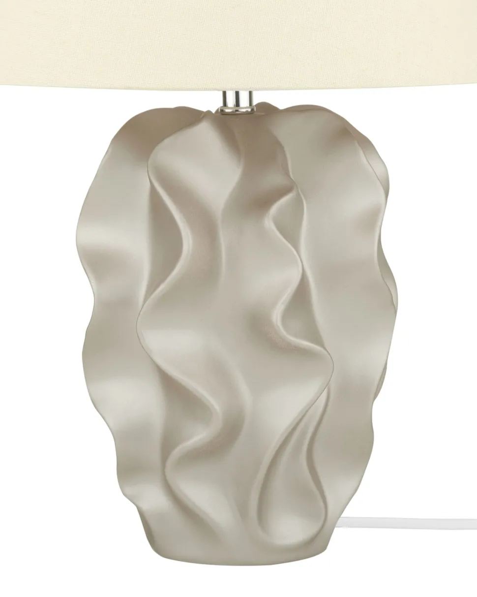 Beliani Poytavalaisin Keraaminen Valkoinen/Kulta Allika Shop