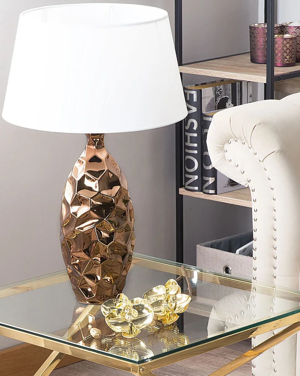 Beliani Poytavalaisin Keraaminen Kullanruskea Tori Flash Sale