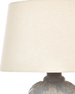 Beliani Poytavalaisin Keraaminen Harmaa/Beige Ferrey Cheap