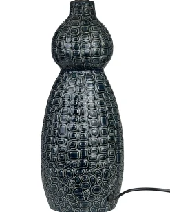 Beliani Poytavalaisin Keraaminen Valkoinen/Tummansininen Matina Shop