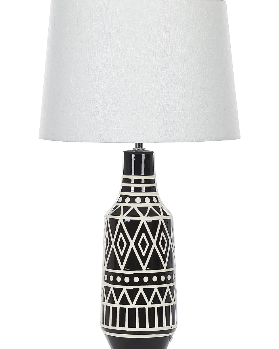 Beliani Poytavalaisin Keraaminen Musta Shebelle Hot