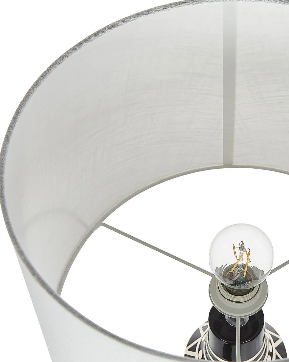 Beliani Poytavalaisin Keraaminen Musta Shebelle Hot