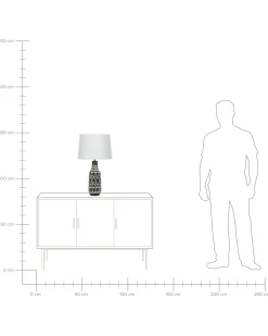 Beliani Poytavalaisin Keraaminen Musta Shebelle Hot