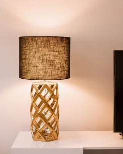 Beliani Poytavalaisin Keraaminen Musta/Kulta Selja Shop