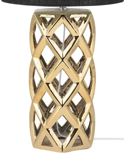 Beliani Poytavalaisin Keraaminen Musta/Kulta Selja Shop