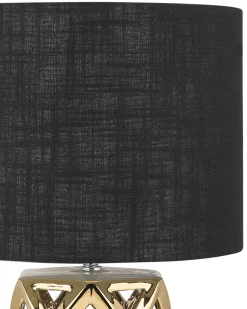 Beliani Poytavalaisin Keraaminen Musta/Kulta Selja Shop