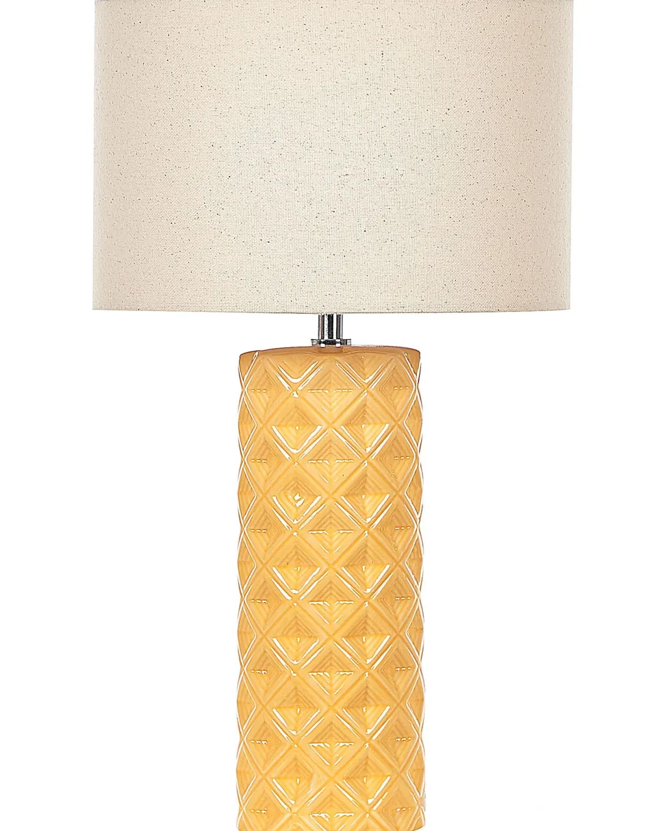 Beliani Poytavalaisin Keraaminen Keltainen Balonne Flash Sale