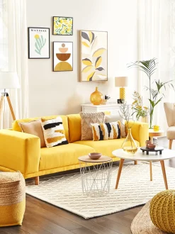 Beliani Poytavalaisin Keraaminen Keltainen Balonne Flash Sale