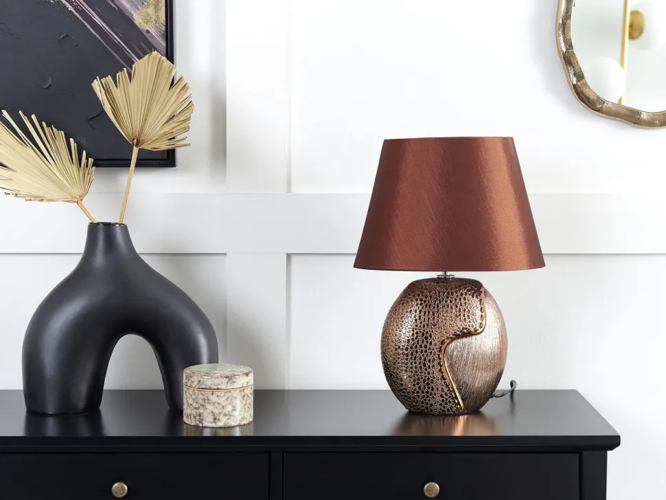 Beliani Poytavalaisin Keraaminen Ruskea Argun Cheap