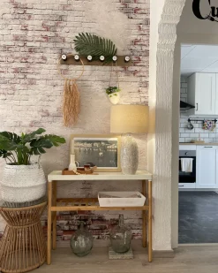 Beliani Poytavalaisin Keraaminen Beige Salza New