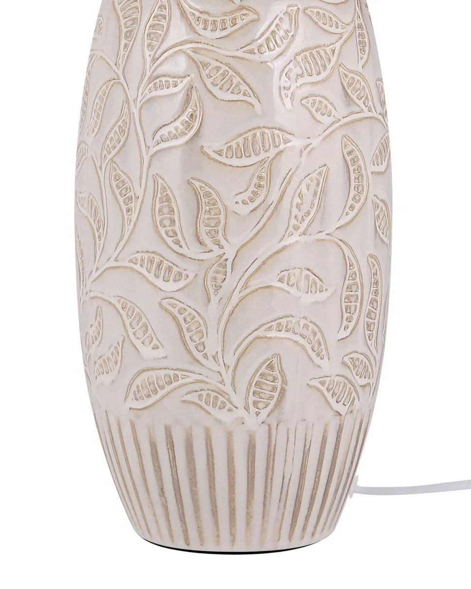 Beliani Poytavalaisin Keraaminen Beige Salza New