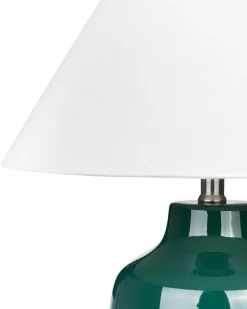 Beliani Poytavalaisin Keraaminen Tummanvihrea Careta Clearance