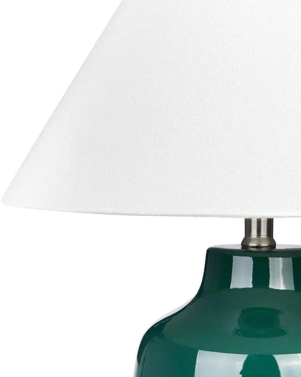 Beliani Poytavalaisin Keraaminen Tummanvihrea Careta Clearance