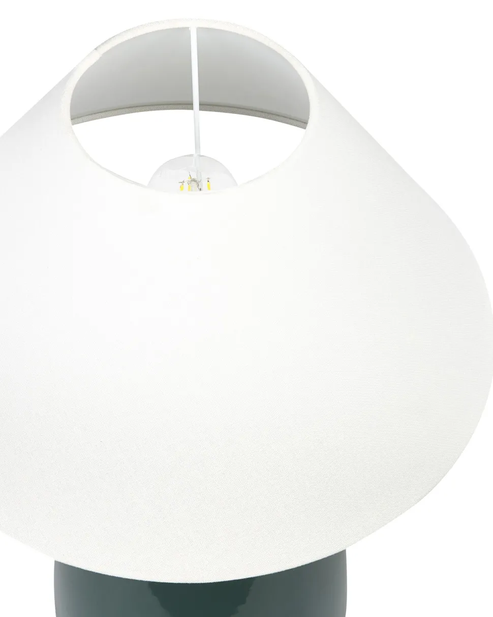 Beliani Poytavalaisin Keraaminen Tummanvihrea Careta Clearance