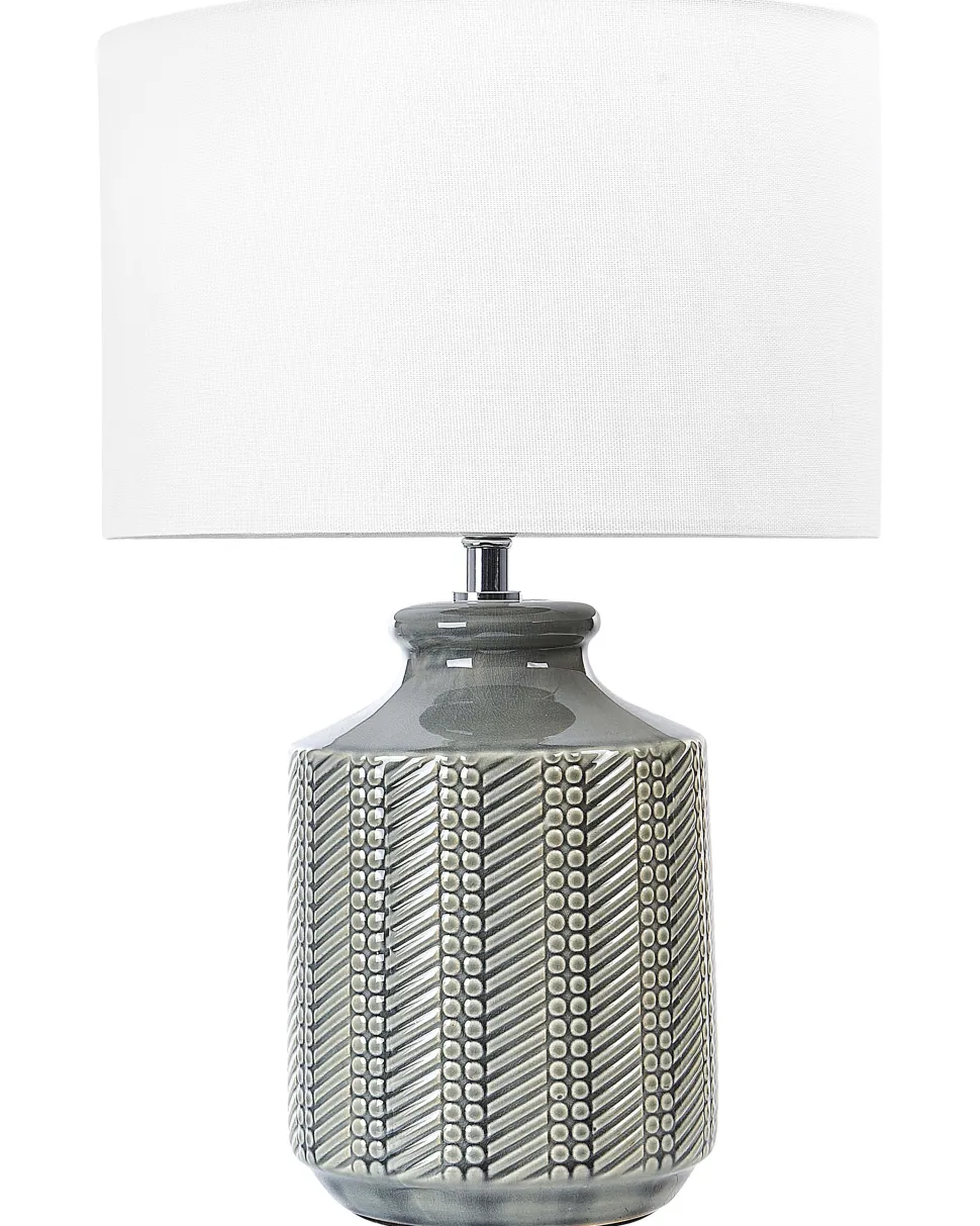 Beliani Poytavalaisin Keraaminen Harmaa Esperance New