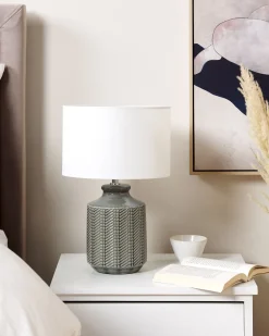 Beliani Poytavalaisin Keraaminen Harmaa Esperance New