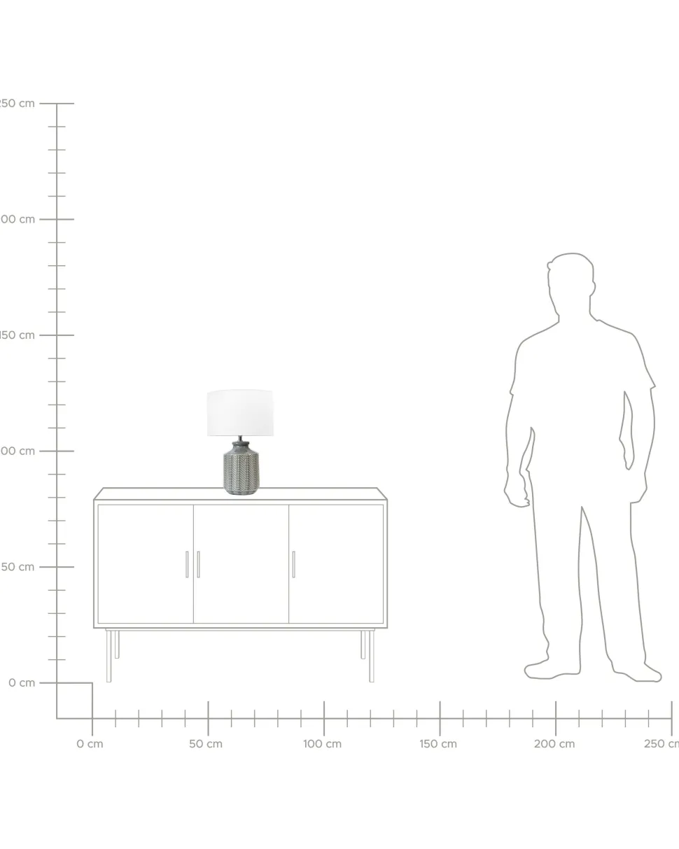 Beliani Poytavalaisin Keraaminen Harmaa Esperance New