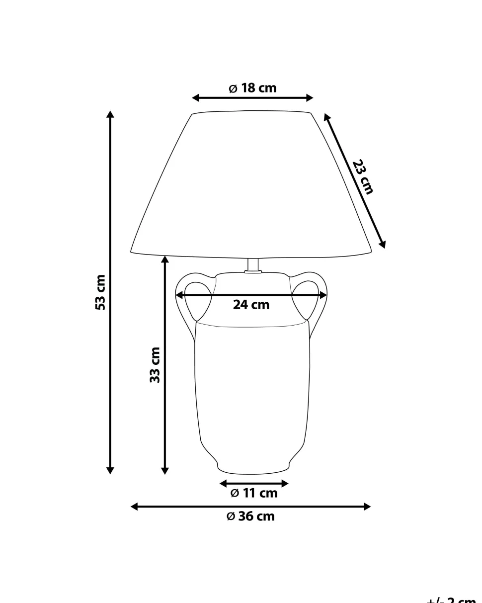 Beliani Poytavalaisin Keraaminen Vihrea/Valkoinen Limones Discount