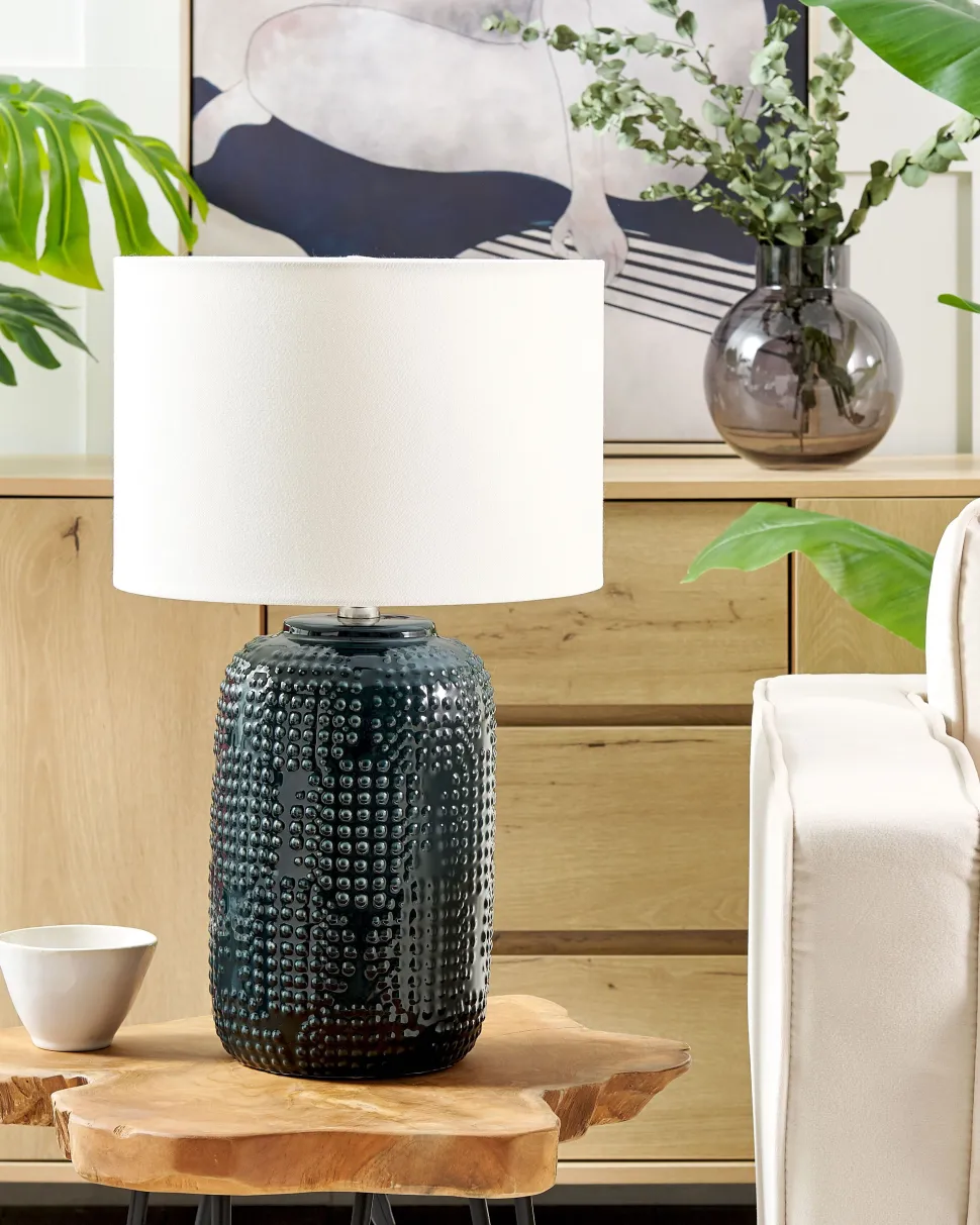 Beliani Poytavalaisin Keraaminen Tummansininen Mussel Best Sale