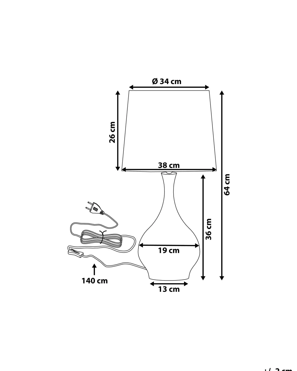 Beliani Poytavalaisin Keraaminen Kulta Salla Fashion