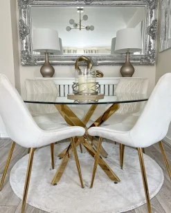 Beliani Poytavalaisin Keraaminen Kulta Salla Fashion