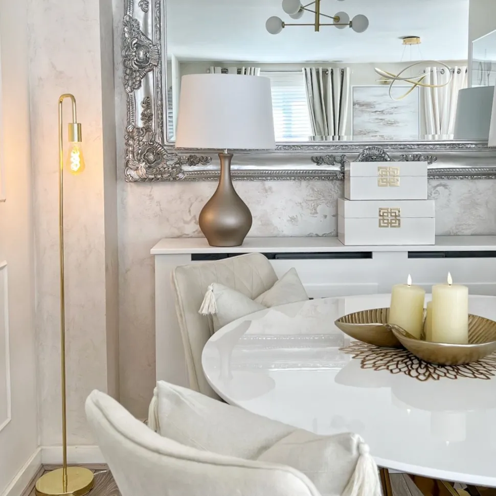 Beliani Poytavalaisin Keraaminen Kulta Salla Fashion