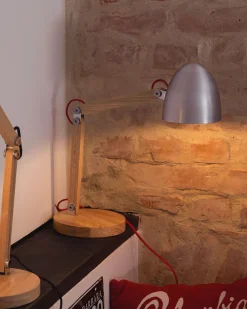 Beliani Poytavalaisin Kumipuu Hopea/Vaalea Puu Veleka Store