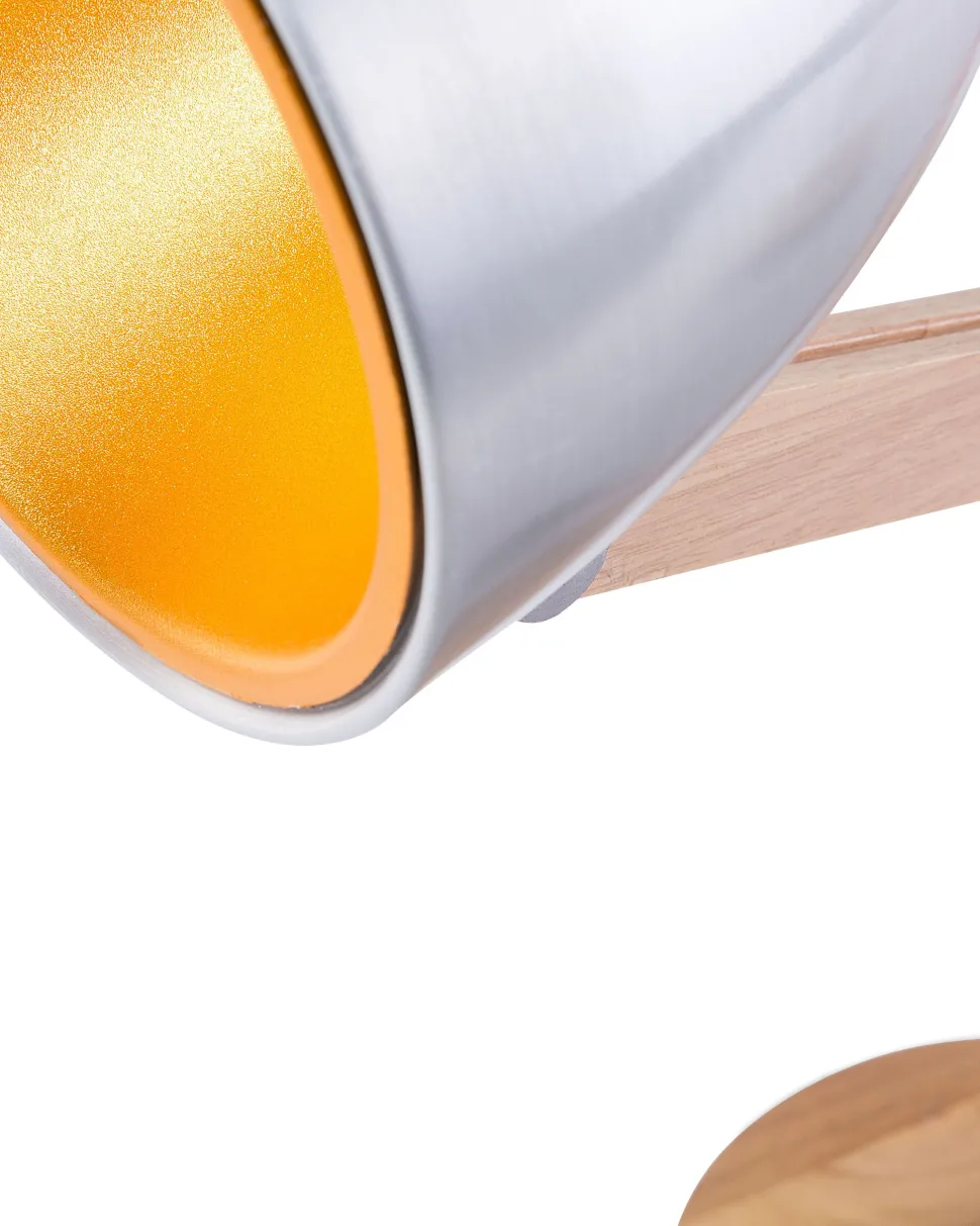 Beliani Poytavalaisin Kumipuu Hopea/Vaalea Puu Veleka Store