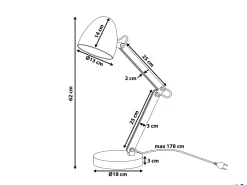 Beliani Poytavalaisin Kumipuu Hopea/Vaalea Puu Veleka Store