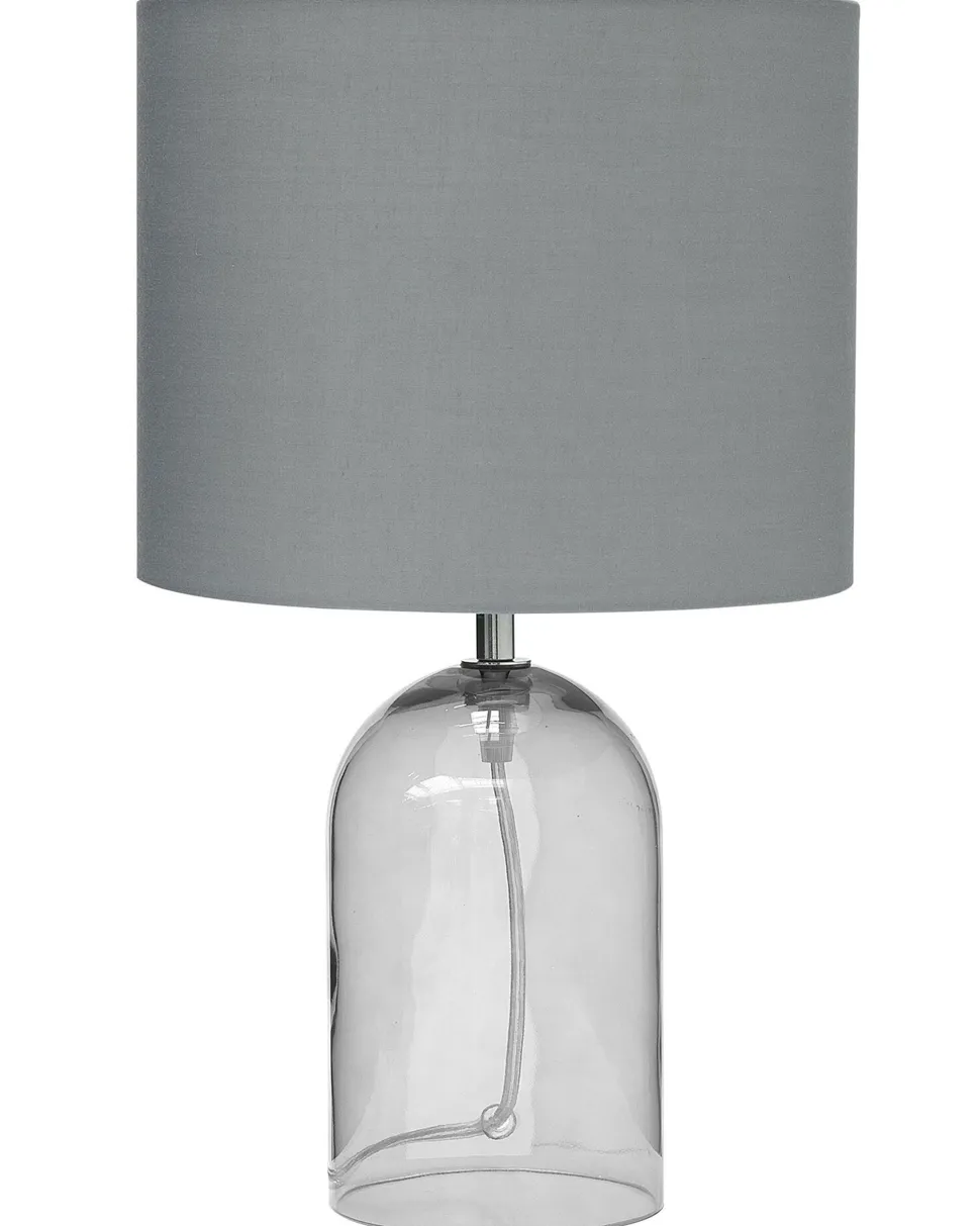 Beliani Poytavalaisin Lasi Kirkas/Harmaa Devoll New