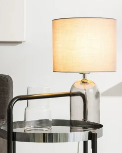 Beliani Poytavalaisin Lasi Kirkas/Harmaa Devoll New