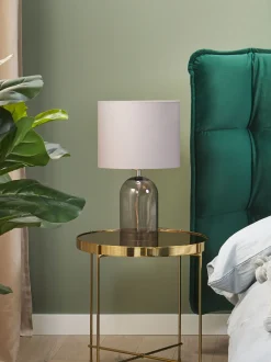 Beliani Poytavalaisin Lasi Kirkas/Harmaa Devoll New