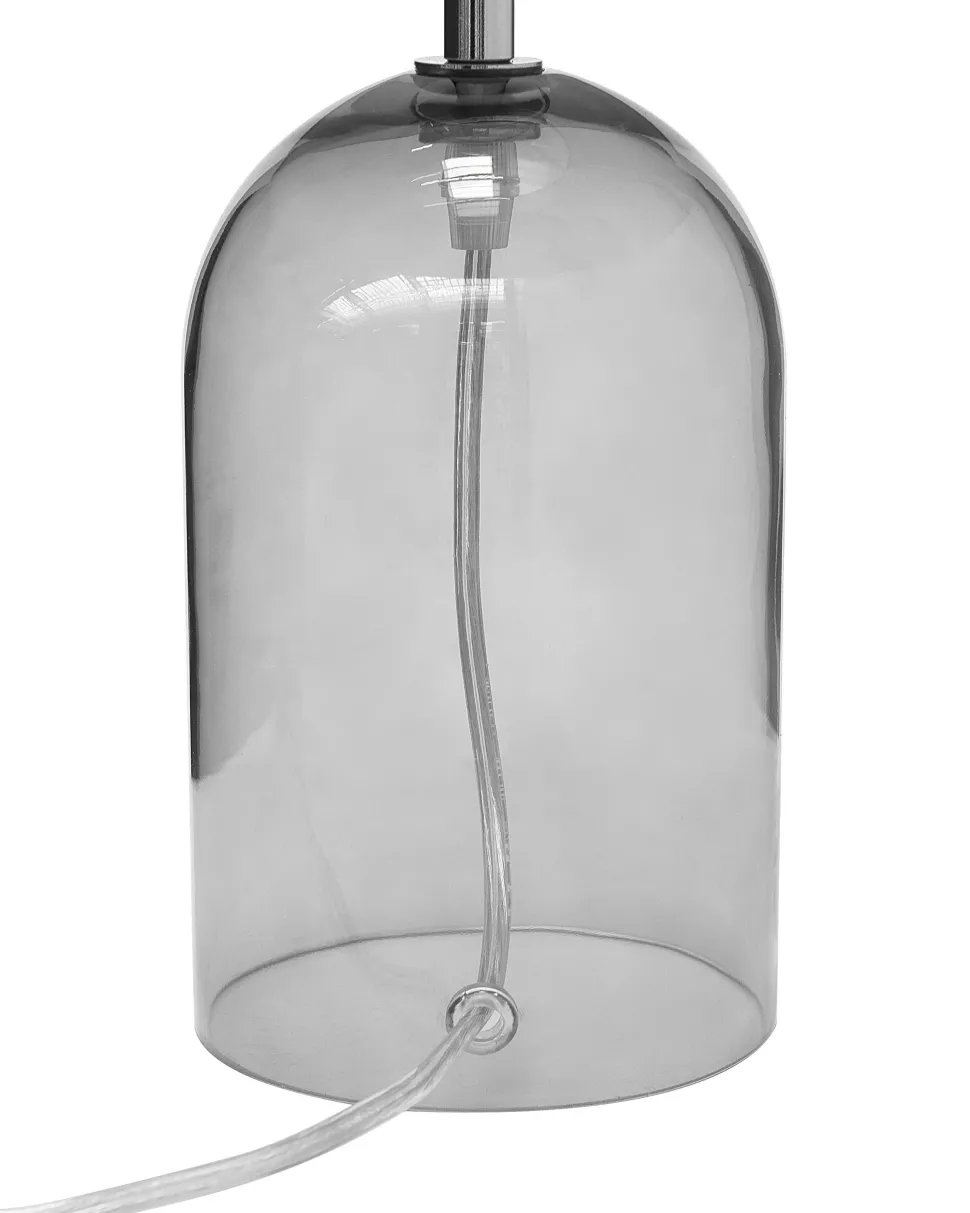 Beliani Poytavalaisin Lasi Kirkas/Harmaa Devoll New