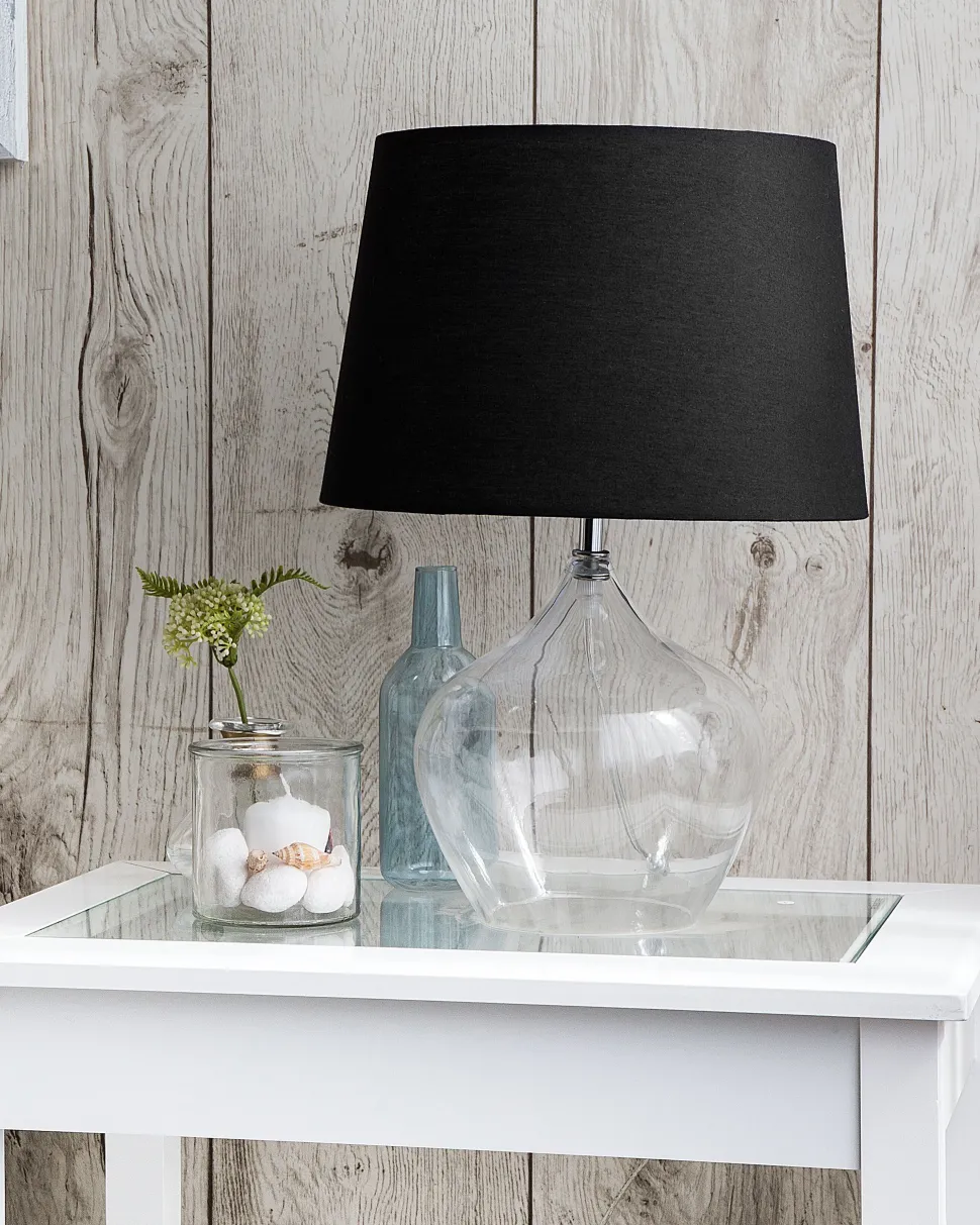 Beliani Poytavalaisin Lasi Kirkas/Musta Osum Hot