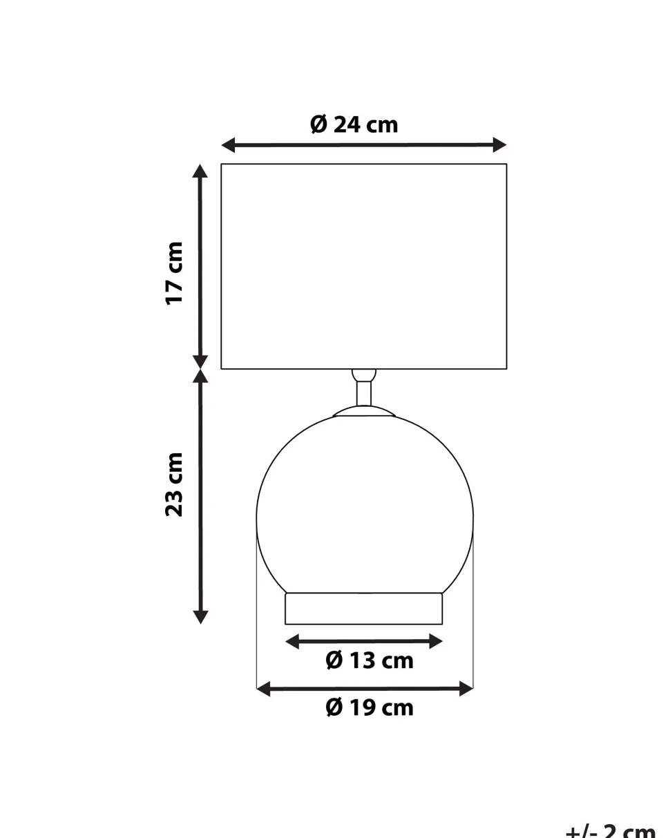 Beliani Poytavalaisin Lasi Valkoinen Uele Shop