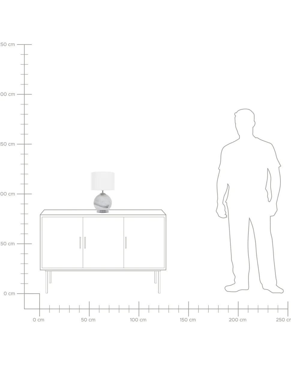 Beliani Poytavalaisin Lasi Valkoinen Uele Shop