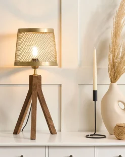 Beliani Poytavalaisin Mangopuu Tumma Puu/Messinki Beki Fashion