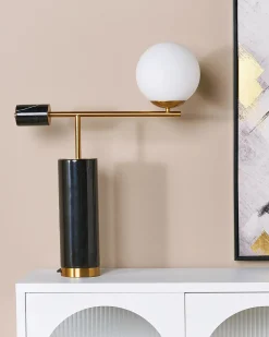 Beliani Poytavalaisin Marmori Musta/Kulta Hondo Flash Sale