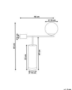 Beliani Poytavalaisin Marmori Musta/Kulta Hondo Flash Sale