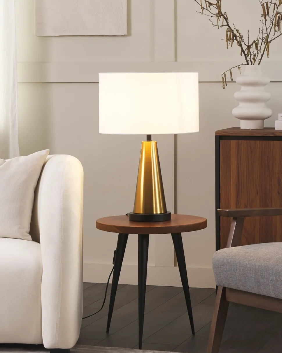 Beliani Poytavalaisin Metalli Beige/Kulta Sandon Store