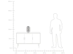 Beliani Poytavalaisin Metalli Keskikokoinen Hopea Sajo New