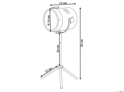 Beliani Poytavalaisin Metalli Musta Henares Sale