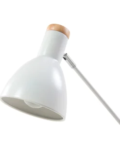 Beliani Poytavalaisin Metalli Valkoinen/Vaalea Puu Peckos New