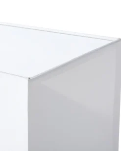 Beliani Poytavalaisin Metalli Valkoinen/Hopea Yasuni Shop