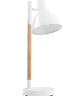 Beliani Poytavalaisin Metalli Valkoinen/Vaalea Puu Aldan Store