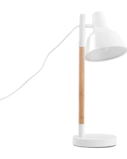 Beliani Poytavalaisin Metalli Valkoinen/Vaalea Puu Aldan Store